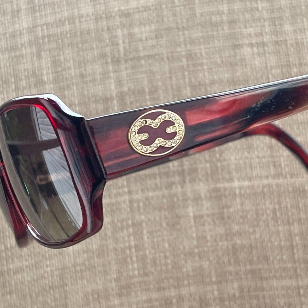 Escada Women Sunglasses Red Tone Frame VES087S Eye Wear Shades Made in Italy - Picture 3 of 12